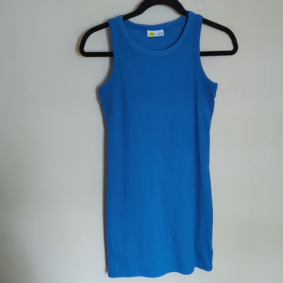 Epic Threads Blue Ribbed Sleeveless Dress Girls Size L 14/16 - Picture 1 of 4